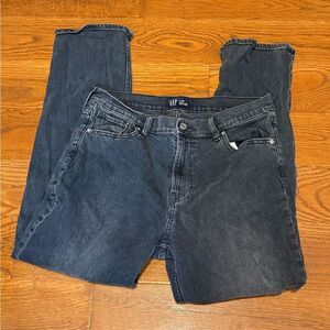 Gap high rise straight jeans size 14/32
